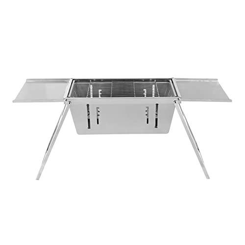 KWMAEEUID Outdoor-Camping-Klappgrill, Multifunktionsgrill, Haushaltskohlenstoffgrill, tragbarer Klappgrill (Farbe: D, Größe: 400 x 205 x 20 mm) von KWMAEEUID