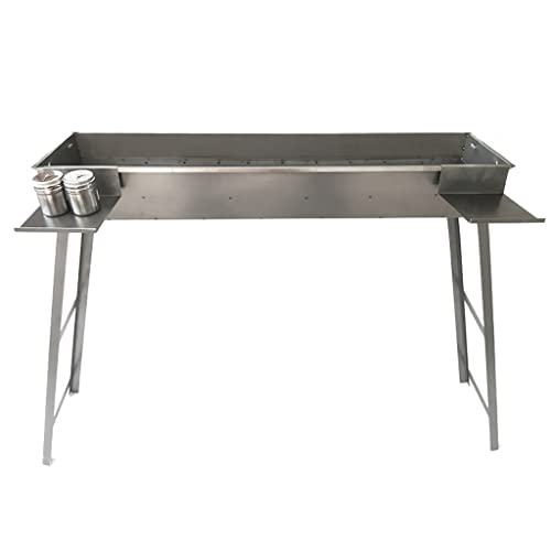 KWMAEEUID Quadratischer Holzkohlegrill-Spießofen, tragbar, klappbar, verbreitert, verdickend, Lar-Grill KWMAEEUID Quadratischer Holzkohlegrill-Spießofen, tragbar, klappbar, verbreitert, verdickend, Lar-Grill von KWMAEEUID