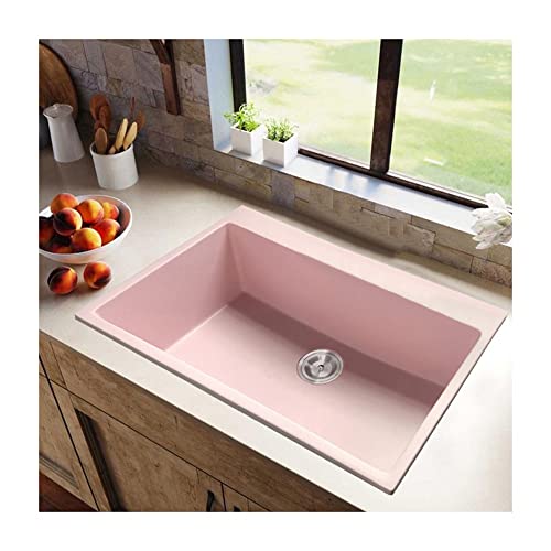 KWMAEEUID Rosa Großes Einzelwaschbecken, Handgefertigt, Leicht Und Rund, Angenehmes Handgefühl, Exquisit Und Langlebig/Rosa/760 * 470 Mm KWMAEEUID Rosa Großes Einzelwaschbecken, Handgefertigt, Leicht Und Rund, Angenehmes Handgefühl, Exquisit Und Langlebig/Rosa/760 * 470 Mm von KWMAEEUID
