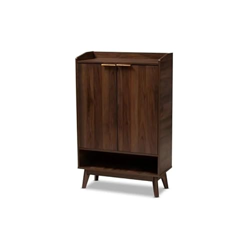 KWMAEEUID Schrank, Schuhschrank, modern, Walnussbraun, 5-lagiger Holz-Eingangsschuhschrank, Heimdekoration, Schuhschrank, Eingangsschuhschrank KWMAEEUID Schrank, Schuhschrank, modern, Walnussbraun, 5-lagiger Holz-Eingangsschuhschrank, Heimdekoration, Schuhschrank, Eingangsschuhschrank von KWMAEEUID