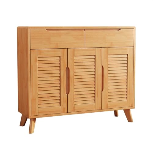 KWMAEEUID Schrank Holzschuhschrank Moderner Hauseingang Zweitüriger Aufbewahrungsschrank Foyerschrank Wohnzimmer Eingangsschrank Eingangsschuhschrank KWMAEEUID Schrank Holzschuhschrank Moderner Hauseingang Zweitüriger Aufbewahrungsschrank Foyerschrank Wohnzimmer Eingangsschrank Eingangsschuhschrank von KWMAEEUID