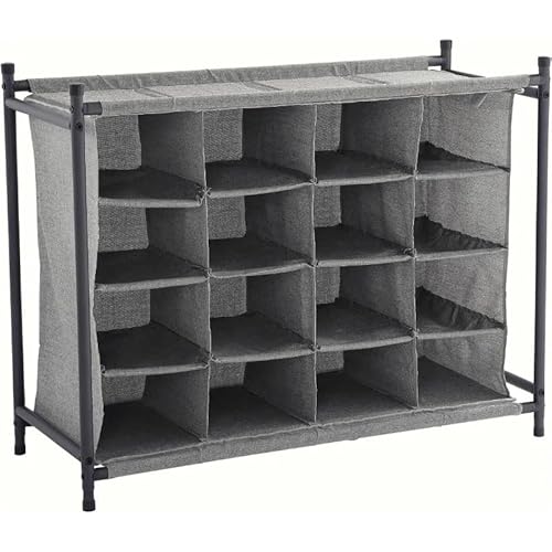 KWMAEEUID Schrank Home Dekorativer Schuhschrank Moderner Aufbewahrungsschrank 4 Ebenen 16 Paar Schuhaufbewahrungsregal Grauer Eingangsschuhschrank KWMAEEUID Schrank Home Dekorativer Schuhschrank Moderner Aufbewahrungsschrank 4 Ebenen 16 Paar Schuhaufbewahrungsregal Grauer Eingangsschuhschrank von KWMAEEUID