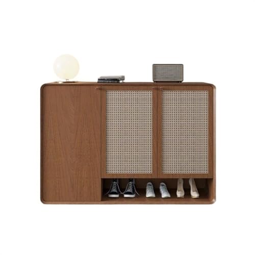 KWMAEEUID Schrank Nordic Modern Simple Schuhschrank mit großem Fassungsvermögen Wohnzimmer Home Storage Kleine Wohnung Foyer Eingangsschrank Eingangsschuhschrank (Farbe: Walnussfarbe, Größ KWMAEEUID Schrank Nordic Modern Simple Schuhschrank mit großem Fassungsvermögen Wohnzimmer Home Storage Kleine Wohnung Foyer Eingangsschrank Eingangsschuhschrank (Farbe: Walnussfarbe, Größ von KWMAEEUID