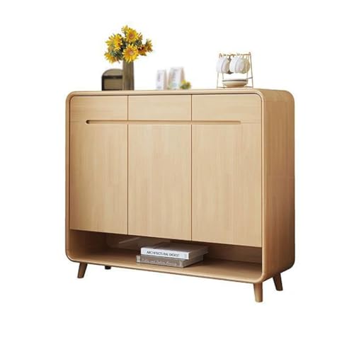 KWMAEEUID Schrank Wohnzimmer Schuhschrank Kleine Wohnung Eingang Große Kapazität Chinesischer Stil Eingangsschrank Lagerschrank Eingangsschuhschrank (Farbe: B, Größe: S120 cm) von KWMAEEUID
