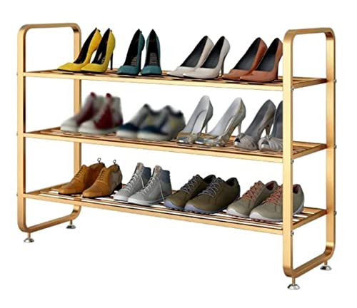 KWMAEEUID Schuhregal Schuhregal Schuhaufbewahrung 3-stufiges Schuhregal Metall Schuhaufbewahrung Organizer Regal Platzsparend für Eingang Wohnzimmer Schlafzimmer Schuhaufbewahrungsständer KWMAEEUID Schuhregal Schuhregal Schuhaufbewahrung 3-stufiges Schuhregal Metall Schuhaufbewahrung Organizer Regal Platzsparend für Eingang Wohnzimmer Schlafzimmer Schuhaufbewahrungsständer von KWMAEEUID