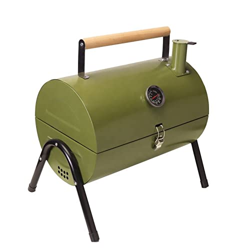 KWMAEEUID Tragbarer Holzkohlegrill, kompakter Tischgrill und seitliche Feuerstelle zum Kochen im Freien, Camping und Picknick, geeignet für 3–5 Personen KWMAEEUID Tragbarer Holzkohlegrill, kompakter Tischgrill und seitliche Feuerstelle zum Kochen im Freien, Camping und Picknick, geeignet für 3–5 Personen von KWMAEEUID