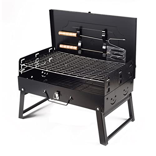 KWMAEEUID Tragbarer Holzkohlegrill für den Außenbereich, Klappbox-Grill, Selbstbedienungsgrill KWMAEEUID Tragbarer Holzkohlegrill für den Außenbereich, Klappbox-Grill, Selbstbedienungsgrill von KWMAEEUID