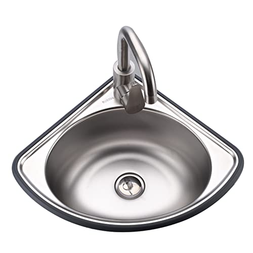 KWMAEEUID Utility-Waschbecken, Innen-/Außen-Edelstahl-Spülbecken, Sieb, Abfluss und Küchenspüle-Set/a KWMAEEUID Utility-Waschbecken, Innen-/Außen-Edelstahl-Spülbecken, Sieb, Abfluss und Küchenspüle-Set/a von KWMAEEUID