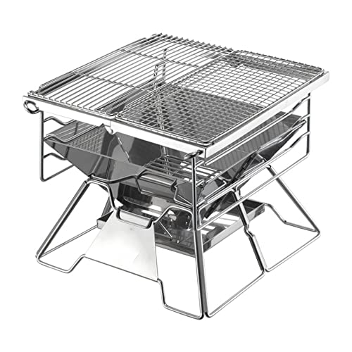 KWMAEEUID Verdickter Edelstahlgrill, tragbarer Faltbarer Grill für den Außenbereich, Haushaltsgrill KWMAEEUID Verdickter Edelstahlgrill, tragbarer Faltbarer Grill für den Außenbereich, Haushaltsgrill von KWMAEEUID