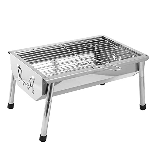 KWMAEEUID Verdickung Folding Barbecue Grill Outdoor Holzkohle Grill Edelstahl Ofen Wandern Holzkohle Camping Grill Picknick Werkzeug KWMAEEUID Verdickung Folding Barbecue Grill Outdoor Holzkohle Grill Edelstahl Ofen Wandern Holzkohle Camping Grill Picknick Werkzeug von KWMAEEUID