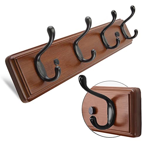 KWMAEEUID Wandgarderobe aus Holz – robuste Garderobe – Mehrzweck-Wandhaken zum Aufhängen von Kleidung, Schlüsseln, Hüten, Bademänteln und Handtüchern KWMAEEUID Wandgarderobe aus Holz – robuste Garderobe – Mehrzweck-Wandhaken zum Aufhängen von Kleidung, Schlüsseln, Hüten, Bademänteln und Handtüchern von KWMAEEUID