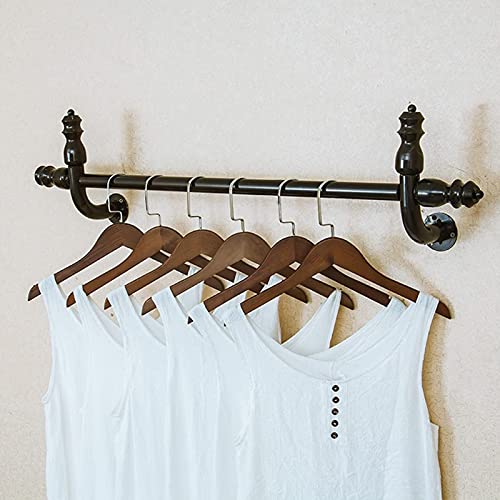 KWMAEEUID Wandgarderobe aus Schmiedeeisen, Retro-Kombination, Wandaufhänger, Trennwandhaken, Aufhänger, geeignet für Wohn-/Schlafzimmer/Arbeitszimmer/Bekleidungsgeschäft, Schwarz KWMAEEUID Wandgarderobe aus Schmiedeeisen, Retro-Kombination, Wandaufhänger, Trennwandhaken, Aufhänger, geeignet für Wohn-/Schlafzimmer/Arbeitszimmer/Bekleidungsgeschäft, Schwarz von KWMAEEUID