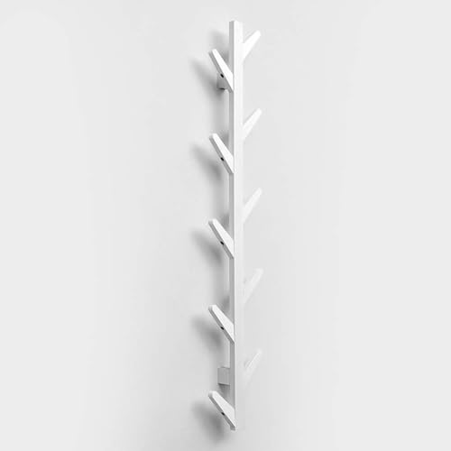 KWMAEEUID Wandgarderobe über der Tür, moderne Home Tree Wandregal-Kleiderbügel mit Haken, platzsparend, für Eingangsbereich, Badezimmer, Küche, Schlafzimmer, weiß, 10 Haken KWMAEEUID Wandgarderobe über der Tür, moderne Home Tree Wandregal-Kleiderbügel mit Haken, platzsparend, für Eingangsbereich, Badezimmer, Küche, Schlafzimmer, weiß, 10 Haken von KWMAEEUID