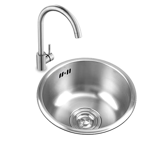 KWMAEEUID Waschbecken Silber Runde Spüle Ohne Wasserhahn Nano Runde Spüle Küche Einzelbecken Balkon Minibar Spüle Küchenspülen/Silber/30 * 30 * 16 cm KWMAEEUID Waschbecken Silber Runde Spüle Ohne Wasserhahn Nano Runde Spüle Küche Einzelbecken Balkon Minibar Spüle Küchenspülen/Silber/30 * 30 * 16 cm von KWMAEEUID
