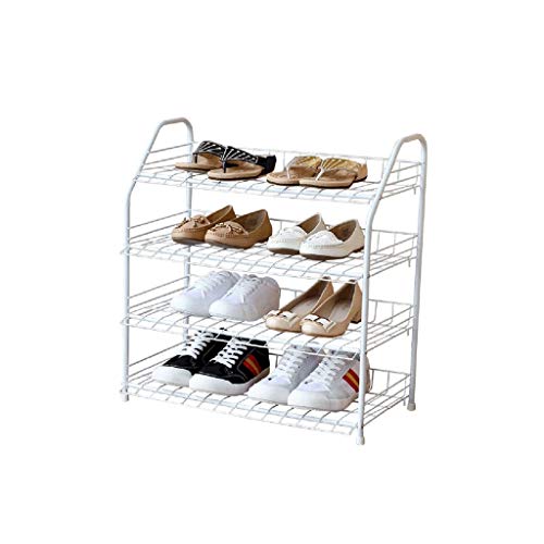 KWMAEEUID n/a 4-stufiges Schuhregal aus Metall, Schuhturm, Aufbewahrungsorganisator, Eingangsregal, stapelbarer Schrank mit 4 Etagen KWMAEEUID n/a 4-stufiges Schuhregal aus Metall, Schuhturm, Aufbewahrungsorganisator, Eingangsregal, stapelbarer Schrank mit 4 Etagen von KWMAEEUID