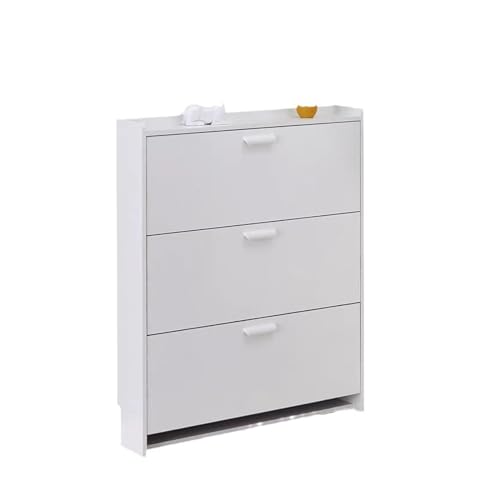 KWMAEEUID n/a Weißer dünner Schuhschrank mit Kippfunktion, Türschrank, multifunktionaler Schuhregal, Foyer-Schrank KWMAEEUID n/a Weißer dünner Schuhschrank mit Kippfunktion, Türschrank, multifunktionaler Schuhregal, Foyer-Schrank von KWMAEEUID