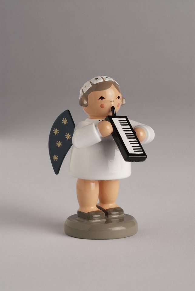 KWO Kunstgewerbe-Werkstätten Olbernhau GmbH Engelfigur Miniaturfigur Engel mit Melodica BxTxH= 3x4x5cm NEU von KWO Kunstgewerbe-Werkstätten Olbernhau GmbH