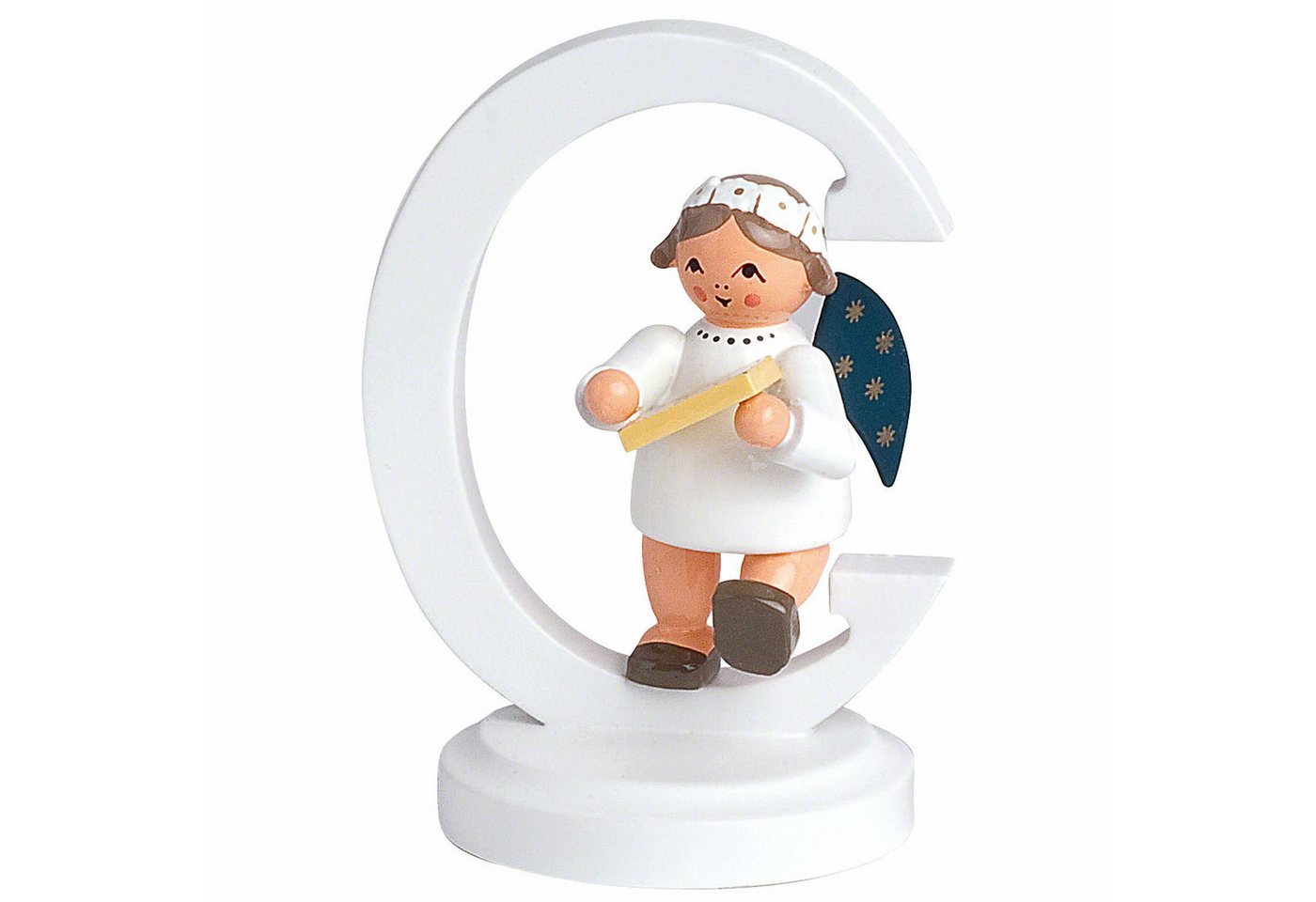 KWO Kunstgewerbe Werkstätten Dekofigur Engelbuchstabe "C" (7cm) von KWO von KWO Kunstgewerbe Werkstätten