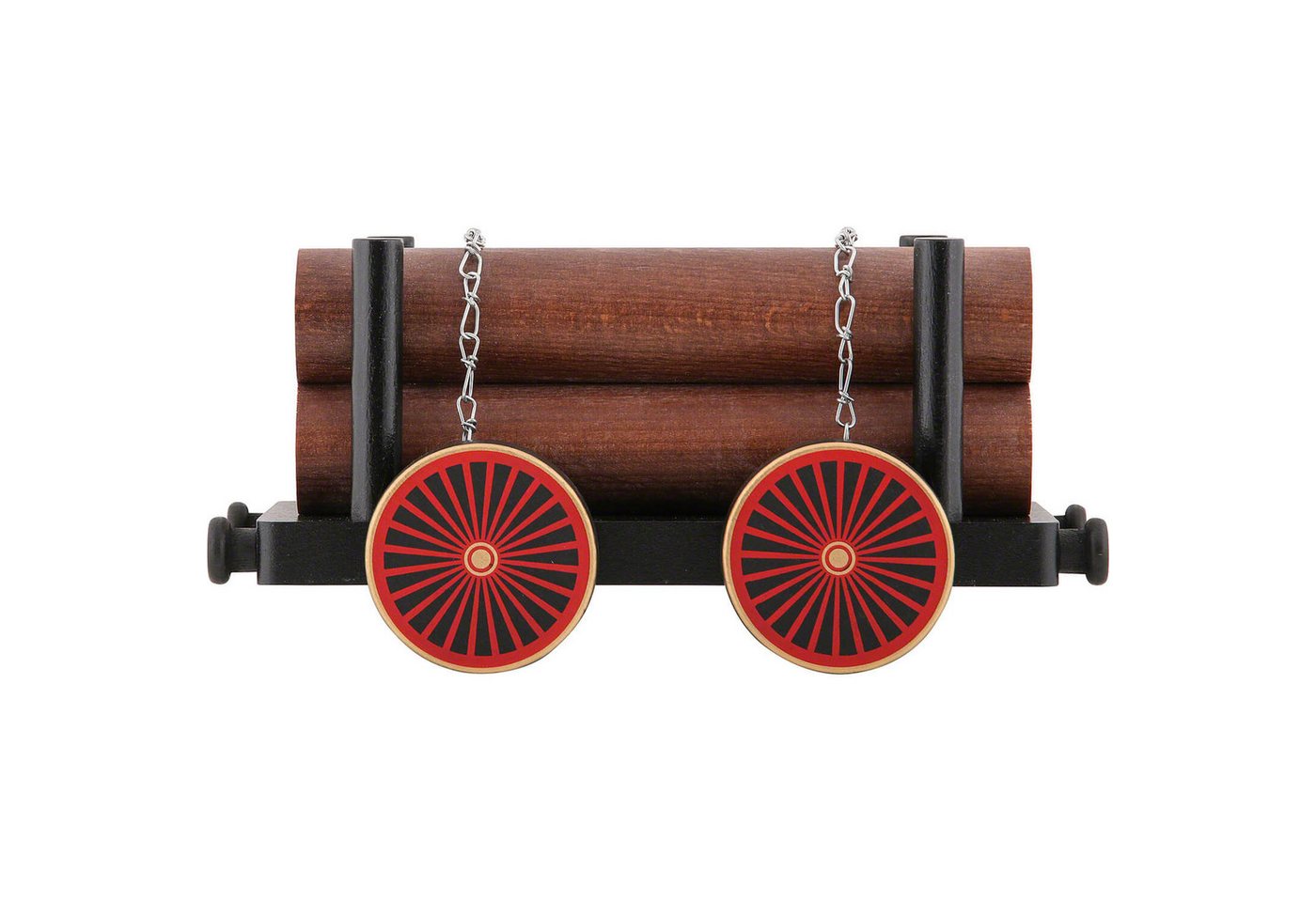 KWO Kunstgewerbe Werkstätten Räuchermännchen Eisenbahnwagen mit Holz (23x13x10cm) von KWO von KWO Kunstgewerbe Werkstätten