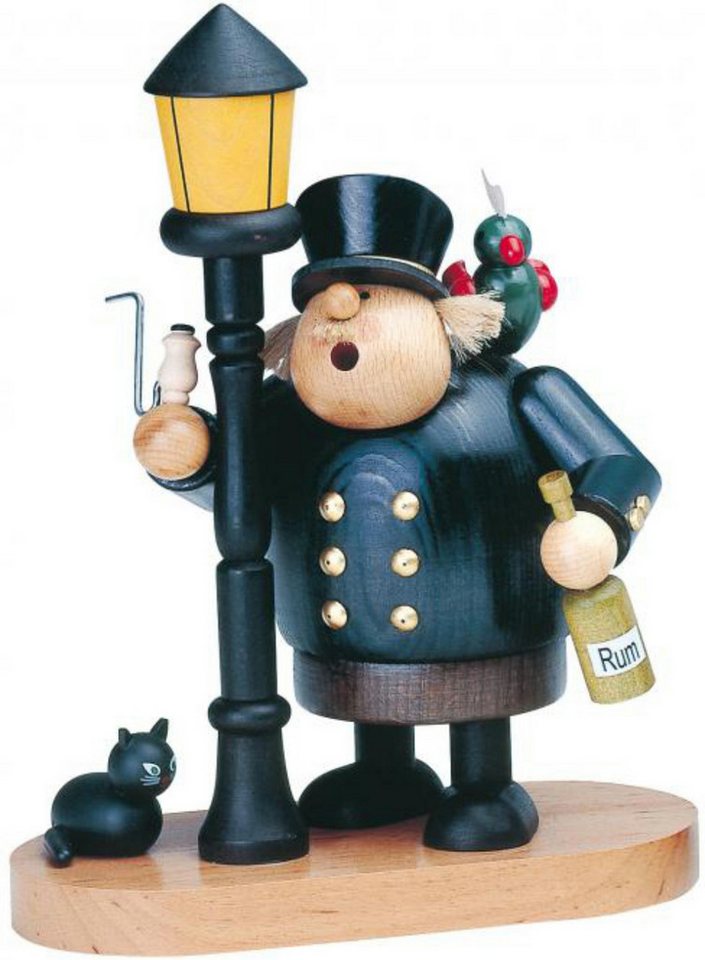 KWO Kunstgewerbe Werkstätten Räuchermännchen KWO Räuchermann Betrunkener Kapitän, Handarbeit aus dem Erzgebirge von KWO Kunstgewerbe Werkstätten