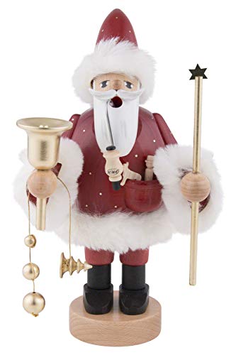 KWO Olbernhau 21064 Räuchermännchen Santa Claus, 18 cm, rot von KWO Olbernhau