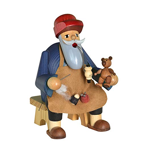 KWO Olbernhau Räuchermann Teddymacher, sitzend von KWO