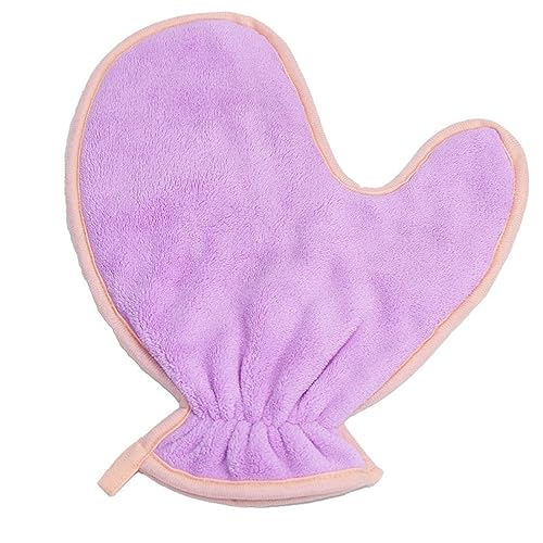 2er-Pack Haustier-Handtuch-Handschuhe, Saugfähige Haustier-Handtuch-Handschuhe, Hunde-Badehandschuh, Hunde-Trocknungstuch, Hunde-Badetücher Zum Trocknen von Hunden, Katzen, Saubere Handschuhe(Lila) von KWQBHW