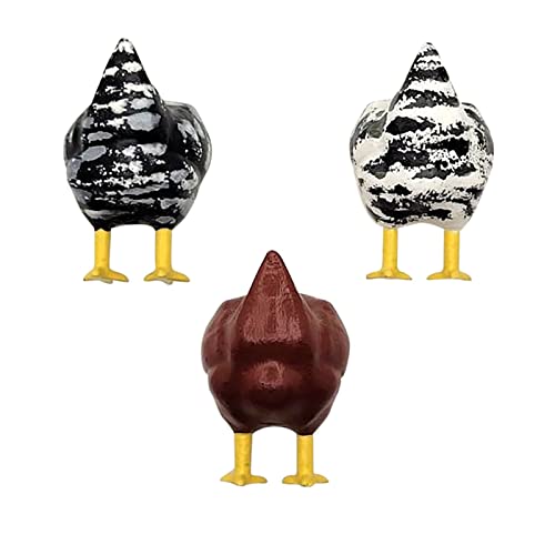 KWQBHW 3 Stück Hühner-Butt Magnet Kühlschrank Magnet Lustiger Huhn Butt Kühlschrank Magnet Tier Butt Magnete für Zuhause und Büro Vintage Dekoration von KWQBHW