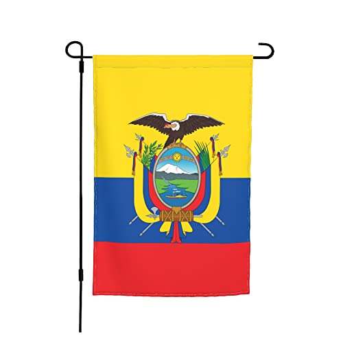 Flagge von Ecuador Garten 12x18" Doppelseitiges Haus Hof Banner Kleine Dekorative Flagge von Ecuador Garten 12x18" Doppelseitiges Haus Hof Banner Kleine Dekorative von KWQDOZF
