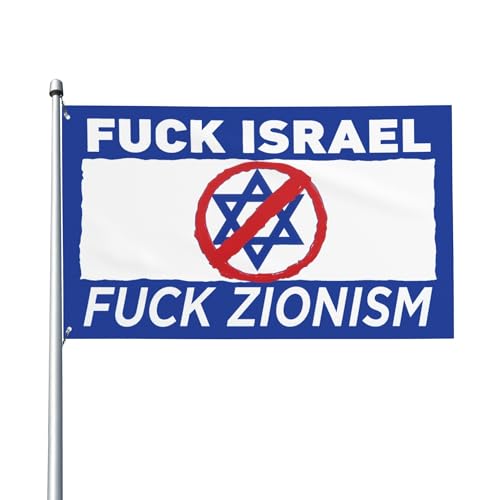 Fuck Israel Flagge Free Palestine Gartenflaggen für draußen, 12,7 x 20,3 cm, Banner, Hofschilder Fuck Israel Flagge Free Palestine Gartenflaggen für draußen, 12,7 x 20,3 cm, Banner, Hofschilder von KWQDOZF