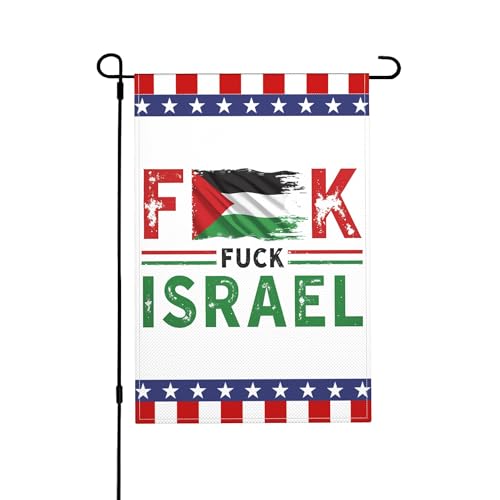 Fuck Israel Flagge Free Palestine Save Gaza Gartenflaggen 12x18 doppelseitige Sackleinen Hofschilder Fuck Israel Flagge Free Palestine Save Gaza Gartenflaggen 12x18 doppelseitige Sackleinen Hofschilder von KWQDOZF