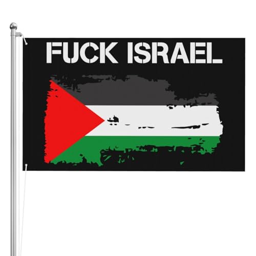 Fuck Israel Free Palestine Save Gaza 3x5 Ft Flaggen Doppelseitige Flaggen High Definition Druck Wetterbeständig Sport Festivals Fuck Israel Free Palestine Save Gaza 3x5 Ft Flaggen Doppelseitige Flaggen High Definition Druck Wetterbeständig Sport Festivals von KWQDOZF