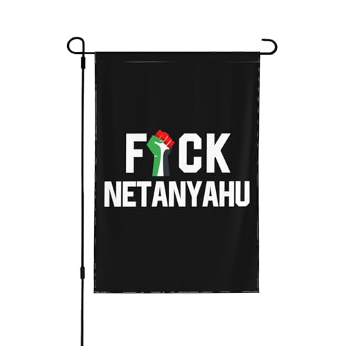 Fuck Netanyahu Gartenflagge 12x18Israel Yard Sign Free Palestine Hausflagge Kein Flaggenständer Doppelseitig Fuck Netanyahu Gartenflagge 12x18Israel Yard Sign Free Palestine Hausflagge Kein Flaggenständer Doppelseitig von KWQDOZF