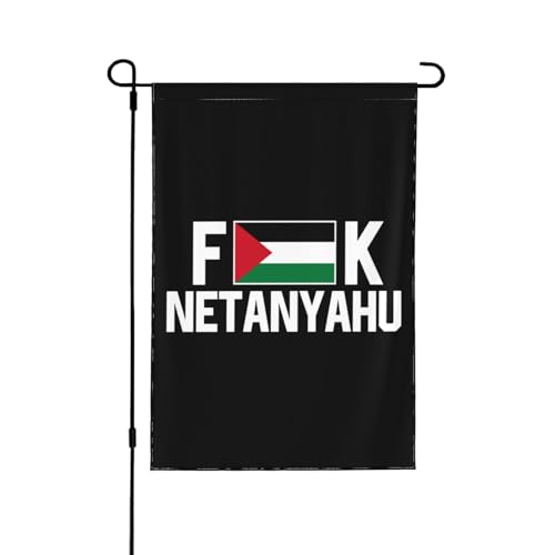 Fuck Netanyahu Gartenflagge 12x18Israel Yard Sign Free Palestine Hausflagge Kein Flaggenständer Doppelseitig Fuck Netanyahu Gartenflagge 12x18Israel Yard Sign Free Palestine Hausflagge Kein Flaggenständer Doppelseitig von KWQDOZF