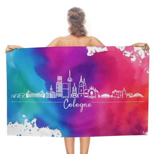 KWQDOZF Deutschland Köln Strand 31x51 Zoll Schnelltrocknend Leicht Weich Sanft Stadt Land Fine Art Reise Spa Stranddecke Roadtrips Handtücher KWQDOZF Deutschland Köln Strand 31x51 Zoll Schnelltrocknend Leicht Weich Sanft Stadt Land Fine Art Reise Spa Stranddecke Roadtrips Handtücher von KWQDOZF