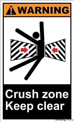 KWQDOZF Straßenschild Warnschild Neue Dose Aluminium Retro Crush Zone Keep Clear Aluminium Metall Für Männer, Frauen, Unisex 8x12 Zoll Büroschilder Außen- und Innenschild KWQDOZF Straßenschild Warnschild Neue Dose Aluminium Retro Crush Zone Keep Clear Aluminium Metall Für Männer, Frauen, Unisex 8x12 Zoll Büroschilder Außen- und Innenschild von KWQDOZF