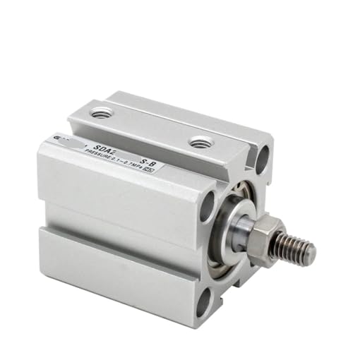 KWQNPHTRN Luftzylinder SDA12-B Doppeltwirkender Kompaktzylinder SDA12-B Bohrung 12mm Hub 5-50mm Außengewinde SDA12x5-B SDA12X10-BS(Sda12x10-b,-S with Magnetism) von KWQNPHTRN
