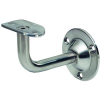 KWS - 4525 Handlaufstütze flache Auflage silberf. lackiert von KWS