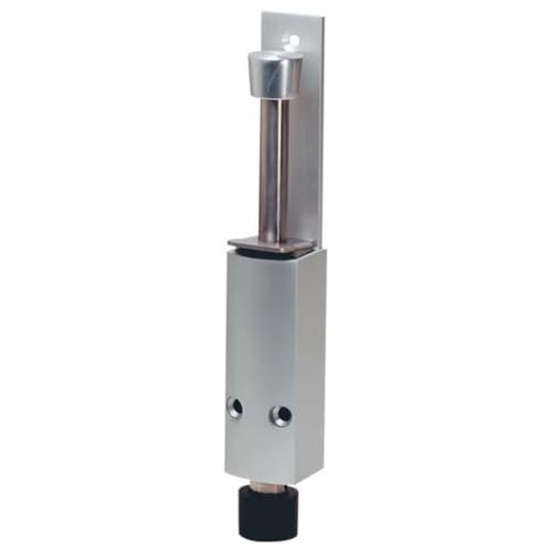 KWS Türfeststeller 1222 | Türstopper | Hub 60 mm | Aluminium silber | 1 Stück von DEFART