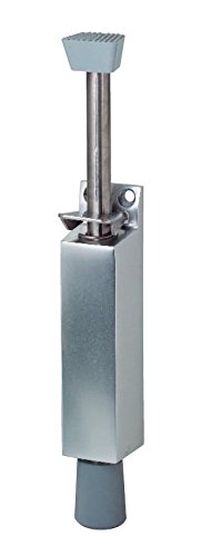 Türfeststeller KWS 1046.02 silber für Türen bis 80 kg, 120 mm Hub, innen & außen von KWS