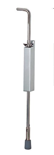 Türfeststeller KWS 1048.31 silber eloxiert für Türen bis 80 kg, 250 mm Hub, innen & außen von KWS