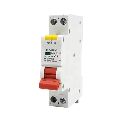 DZ47PLES-40 NB2LE 1P + N Fehlerstrom-schutzschalter Leckage Schutz Schalter 0,03 EINE 30MA 6A 10A 16A 20A 25A 32A 40A(25A) von KWWEWEB