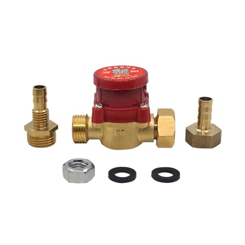 KWWEWEB Wasserschutz-Durchflussschaltersensor Kupfer HT-30 Kaliber 8 mm 10 mm 12 mm for CO2-Gravur-Schneide-Mechanische Teile(Without Nozzle) von KWWEWEB