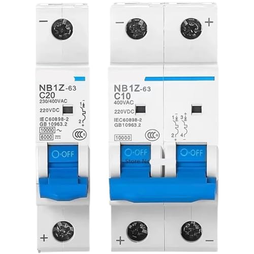 NB1Z-63 AC DC 220V 400V Circuit Breaker MCB Solar Energie Photovoltaik Haushalt Luft Schalter(1P,32A) von KWWEWEB