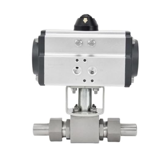 Pneumatisches Kugelventil mit Gewinde, Hochdruck-Kugelventil aus Edelstahl 304, Q661F-320P/316L, geschweißtes Ultrahochdruck-Kugelventil(DN50) von KWWEWEB