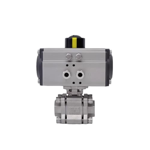 Q611F-64P pneumatischer Hochdruck-Kugelhahn dreiteiliger Gewinde-Kugelhahn 304 2000WOG Edelstahl-Kugelhahn 316(DN20) von KWWEWEB