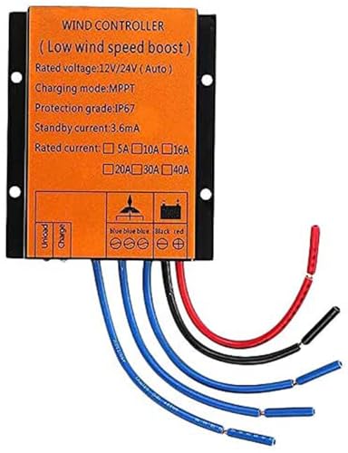KX-ENERGIE 500-1000W Wind MPPT Laderegler 12V Boost-Ladefunktion des Windgenerators Regler für Batterie Lithiumbatterie von KX-ENERGIE