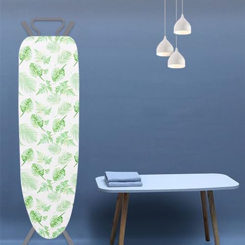 Bügelbrettbezug, Ersatz-Baumwollwärmereflektierender Bügelbrettbezug 47x16.5in 120x42cm Muster(Id 34mm*30mm*1m) von KXAOXGRC