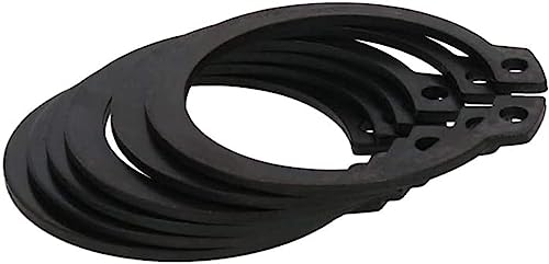 C-Clips-Sicherungsringe, Externe Sicherungsringe Sprengringe 65Mn Stahl Schwarz 70-80mm Mehrere Größen 10er-Pack(75mm) von KXAOXGRC