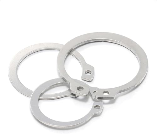 C-Clips-Sicherungsringe, Externe Sicherungsringe Sprengringe C-Clips 304 Edelstahl 3er-Pack 90-115mm(90mm) von KXAOXGRC